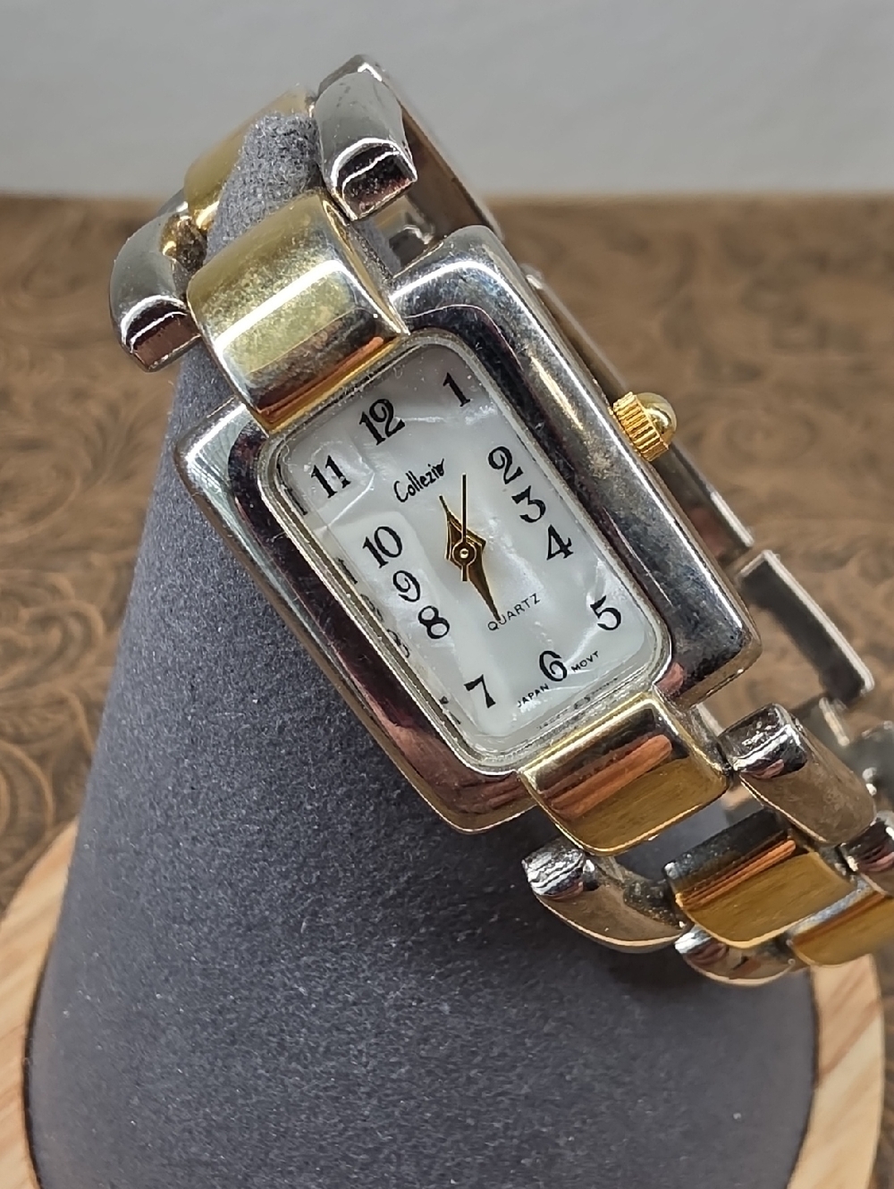 Vintage Collezio Gold Silver Tone Quartz Bracelet Watch